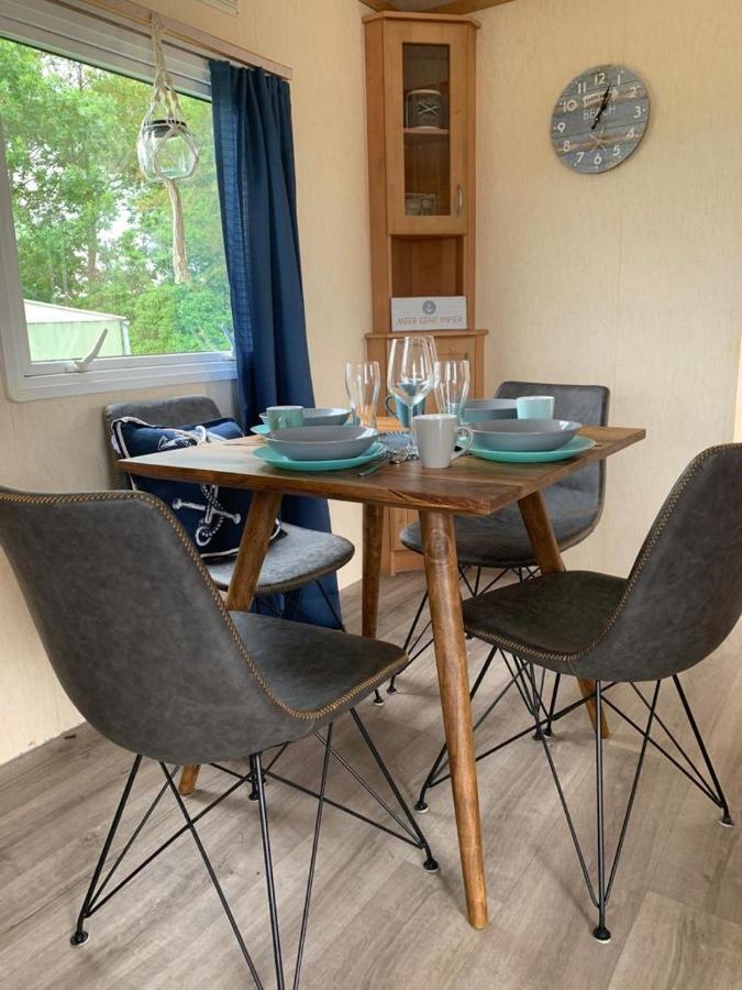 Chalet Seemowe Direkt Am Wattenmeer Aan De Waddenzee Nordsee 600 Meter Zum Badestrand, Angeln Leilighet Westerland Eksteriør bilde